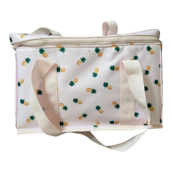 Kate Spade Pink Pineapple Insulated Cooler Bag - Picture 1 of 5